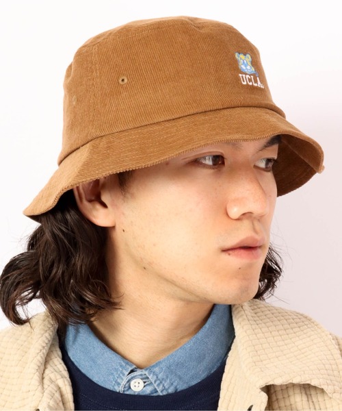 UCLA(ユーシーエルエー)の「UCLA カレッジ刺繍バケットハット(ハット・メンズ・ブラック/グリーン/ライトブラウン・FREE)」の6枚目の写真