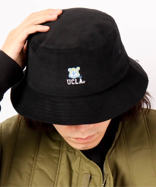 UCLA(ユーシーエルエー)の「UCLA カレッジ刺繍バケットハット(ハット・メンズ・ブラック/グリーン/ライトブラウン・FREE)」の13枚目の写真