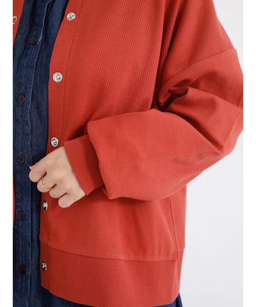 Samansa Mos2(サマンサ モスモス)の「コットンツイルリングドットボタンカーディガン(カーディガン/ボレロ・レディース・ブラック/レッド/キナリ・フリ-)」の15枚目の写真