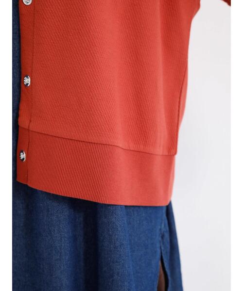 Samansa Mos2(サマンサ モスモス)の「コットンツイルリングドットボタンカーディガン(カーディガン/ボレロ・レディース・ブラック/レッド/キナリ・フリ-)」の14枚目の写真