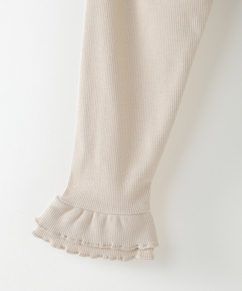 ikka（イッカ）の「Vネックジャンスカドッキングワンピース（120~160cm）（ワンピース・キッズ・キャメル/ブラック・120/140/150/130/160）」の9枚目の写真