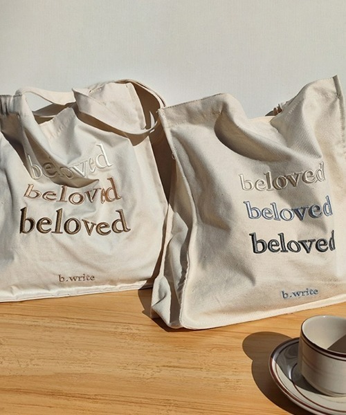 LAC-VERT(ラック・ヴェール)の「【ぷっくり刺繍】beloved刺繍トートバッグ(トートバッグ・レディース・グリーン/ピンク/ブラウン・FREE)」の18枚目の写真