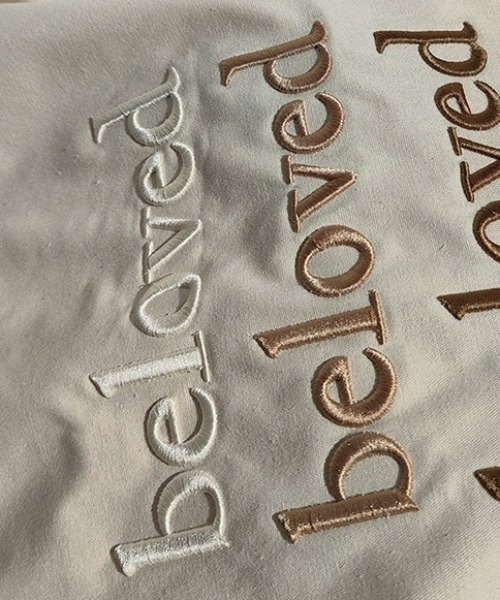 LAC-VERT(ラック・ヴェール)の「【ぷっくり刺繍】beloved刺繍トートバッグ(トートバッグ・レディース・グリーン/ピンク/ブラウン・FREE)」の16枚目の写真