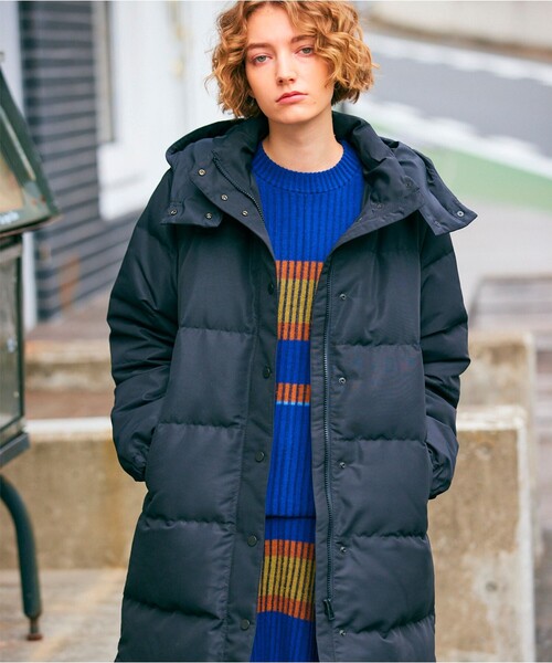 PS Paul Smith(ピーエスポールスミス)の「【撥水】プルーフリサイクルドタフタ ダウンコート(ミドル丈)(ダウンジャケット/コート・レディース・ブラック系/カーキ系/ワイン系・38/40/42/42L/44L/46L)」の4枚目の写真