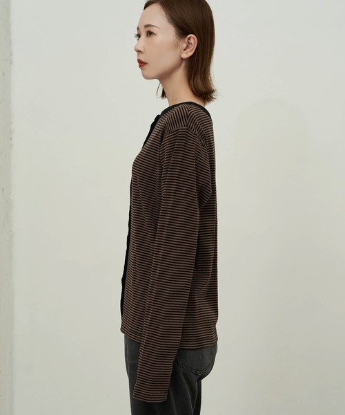 MILLER(ミラー)の「【WEB限定】【Miller/ミラー別注】2WAY/カーディガン(カーディガン/ボレロ・レディース・ダークブラウン/グリーン/ブルー・38)」の13枚目の写真
