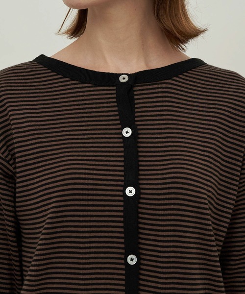 MILLER(ミラー)の「【WEB限定】【Miller/ミラー別注】2WAY/カーディガン(カーディガン/ボレロ・レディース・ダークブラウン/グリーン/ブルー・38)」の17枚目の写真