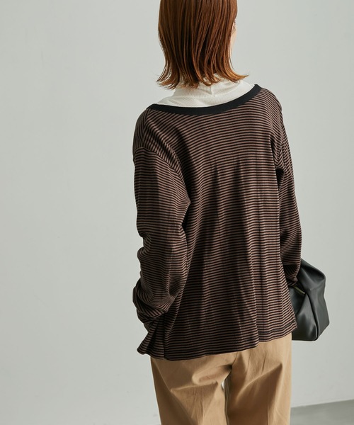 MILLER(ミラー)の「【WEB限定】【Miller/ミラー別注】2WAY/カーディガン(カーディガン/ボレロ・レディース・ダークブラウン/グリーン/ブルー・38)」の14枚目の写真
