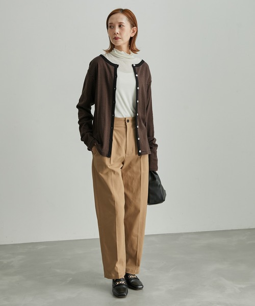 MILLER(ミラー)の「【WEB限定】【Miller/ミラー別注】2WAY/カーディガン(カーディガン/ボレロ・レディース・ダークブラウン/グリーン/ブルー・38)」の5枚目の写真