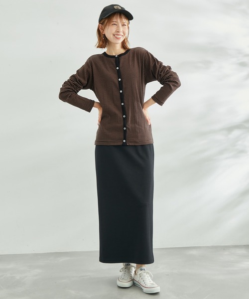 MILLER(ミラー)の「【WEB限定】【Miller/ミラー別注】2WAY/カーディガン(カーディガン/ボレロ・レディース・ダークブラウン/グリーン/ブルー・38)」の19枚目の写真