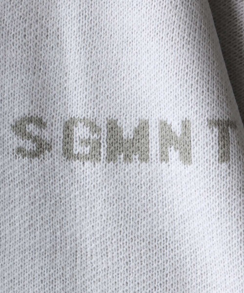 SITRY（シトリー）の「oversize BIG logo Knit/オーバーサイズ BIGロゴ ニット/セーター（ニット/セーター・メンズ・ブルーグレー/ホワイト系その他/ブラック/ホワイト・M/L/XL）」の5枚目の写真