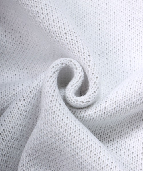 SITRY（シトリー）の「oversize BIG logo Knit/オーバーサイズ BIGロゴ ニット/セーター（ニット/セーター・メンズ・ブルーグレー/ホワイト系その他/ブラック/ホワイト・M/L/XL）」の7枚目の写真