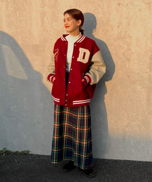 RODEO CROWNS WIDE BOWL（ロデオクラウンズワイドボウル）の「サイドプリーツチェックスカート（スカート・レディース・レッド系その他/ブルー系その他3・FREE）」の6枚目の写真