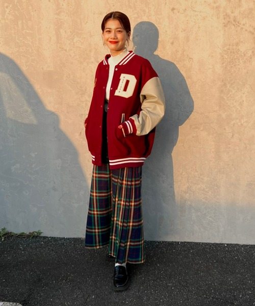 RODEO CROWNS WIDE BOWL（ロデオクラウンズワイドボウル）の「サイドプリーツチェックスカート（スカート・レディース・レッド系その他/ブルー系その他3・FREE）」の7枚目の写真