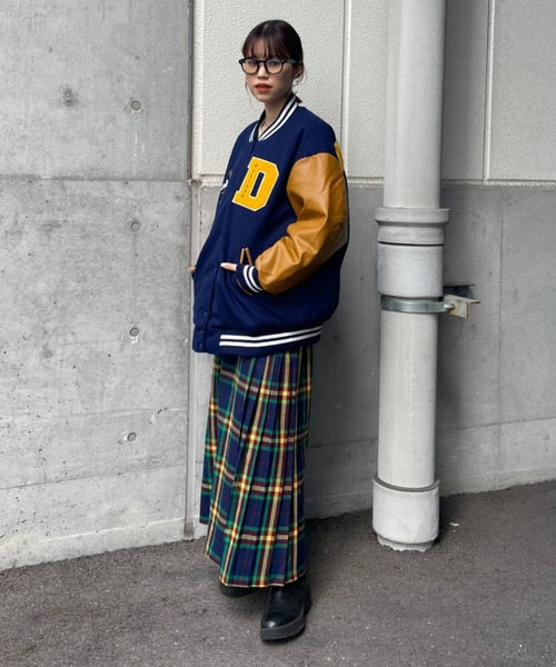 RODEO CROWNS WIDE BOWL（ロデオクラウンズワイドボウル）の「サイドプリーツチェックスカート（スカート・レディース・レッド系その他/ブルー系その他3・FREE）」の9枚目の写真