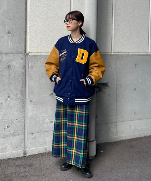 RODEO CROWNS WIDE BOWL（ロデオクラウンズワイドボウル）の「サイドプリーツチェックスカート（スカート・レディース・レッド系その他/ブルー系その他3・FREE）」の12枚目の写真