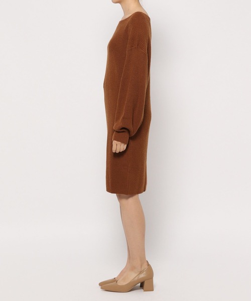 Love,Bonito（ラブボニート）の「ライリン マルチウェイニット ミディドレス（ワンピース・レディース・ブラウン/イエロー・X-SMALL/SMALL/MEDIUM/LARGE）」の11枚目の写真