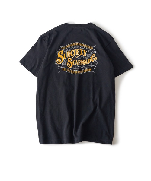 Subciety（サブサエティ）の「SCAFFOLD TEE（Tシャツ/カットソー・メンズ・ホワイト/ブラック/カーキ/スミクロ/ブラック×ピンク/ブルー・SMALL/MEDIUM/LARGE/X-LARGE/XX-LARGE）」の18枚目の写真