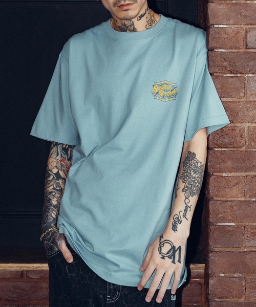 Subciety（サブサエティ）の「SCAFFOLD TEE（Tシャツ/カットソー・メンズ・ホワイト/ブラック/カーキ/スミクロ/ブラック×ピンク/ブルー・SMALL/MEDIUM/LARGE/X-LARGE/XX-LARGE）」の8枚目の写真