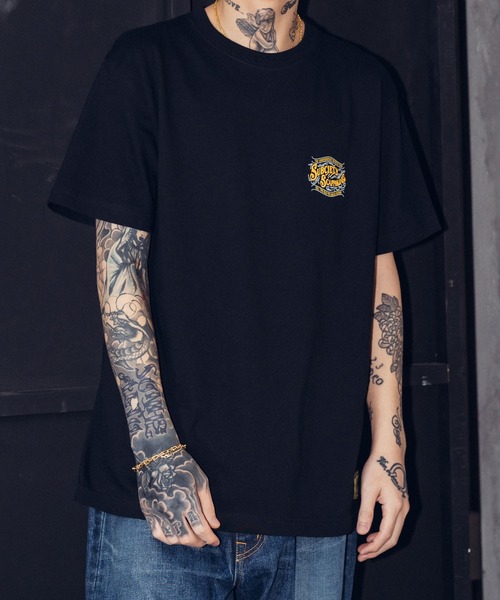 Subciety（サブサエティ）の「SCAFFOLD TEE（Tシャツ/カットソー・メンズ・ホワイト/ブラック/カーキ/スミクロ/ブラック×ピンク/ブルー・SMALL/MEDIUM/LARGE/X-LARGE/XX-LARGE）」の11枚目の写真