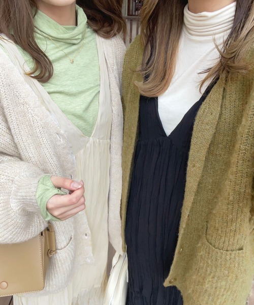 apres jour（アプレジュール）の「クリンクルワンピース【ZOZOTOWN限定アイテム】（ワンピース・レディース・カーキ/アイボリー/ブラック/オレンジ・フリー/X-LARGE）」の13枚目の写真