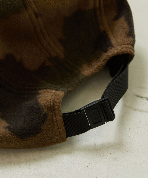 POLeR（ポーラー）の「POLeR×FREAK'S STORE/ポーラー×フリークスストア 別注FLEECE JET CAP（キャップ・メンズ・ブラック/カモフラージュ・ONE SIZE）」の4枚目の写真