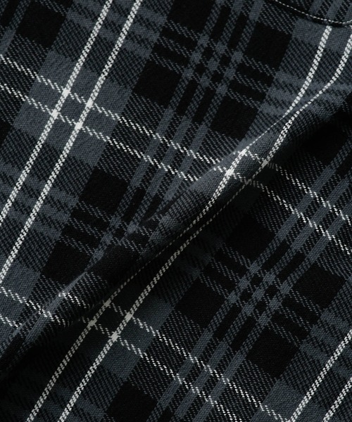 NANO universe（ナノユニバース）の「LB.04/別注ALASKAN チェックシャツ（シャツ/ブラウス・メンズ・ピンク/チャコール/その他1・S/M/L）」の14枚目の写真