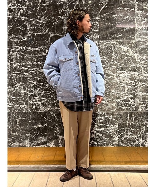 NANO universe（ナノユニバース）の「LB.04/別注ALASKAN チェックシャツ（シャツ/ブラウス・メンズ・ピンク/チャコール/その他1・S/M/L）」の17枚目の写真