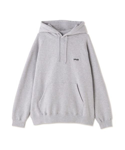 schott（ショット）の「Schott/ショット/HOODED SWEATSHIRT/フーディースウェットシャツ（パーカー・メンズ・キナリ/チャコール/その他/オリーブ系・XL/L/2XL/M）」の4枚目の写真