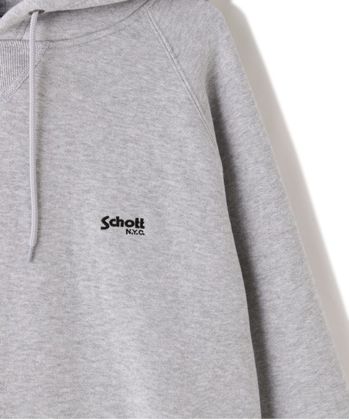 schott（ショット）の「Schott/ショット/HOODED SWEATSHIRT/フーディースウェットシャツ（パーカー・メンズ・キナリ/チャコール/その他/オリーブ系・XL/L/2XL/M）」の15枚目の写真