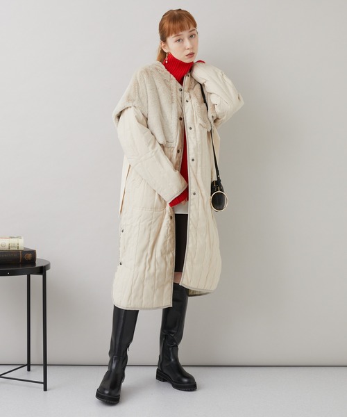 Dignite collier（ディニテコリエ）の「Dignite Collier ヤク混重ね着