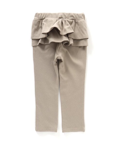 Ampersand（アンパサンド）の「フリルふんわりニットレギンス（その他パンツ・キッズ・ピンク/ネイビー/ベージュ/ブルー・80/90/95/100/110/120/130/140）」の2枚目の写真