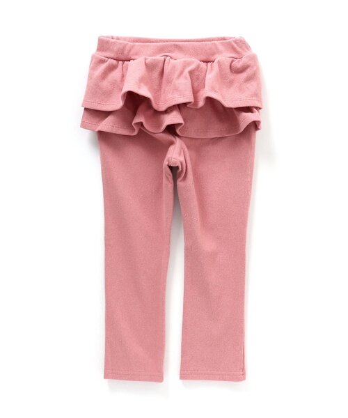 Ampersand（アンパサンド）の「フリルふんわりニットレギンス（その他パンツ・キッズ・ピンク/ネイビー/ベージュ/ブルー・80/90/95/100/110/120/130/140）」の4枚目の写真