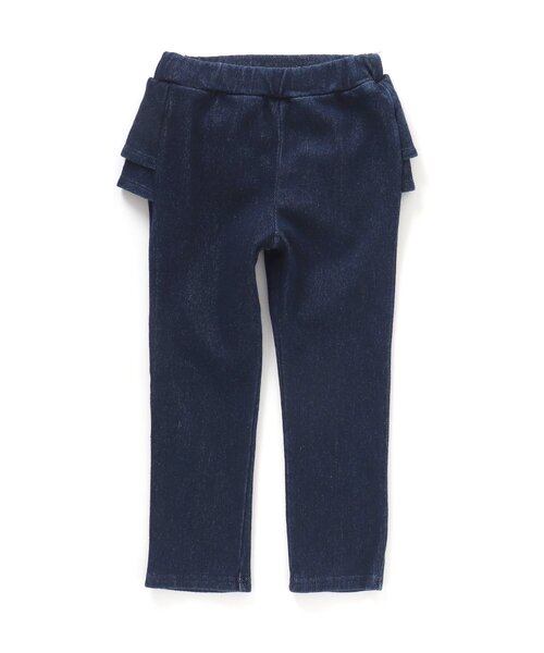 Ampersand（アンパサンド）の「フリルふんわりニットレギンス（その他パンツ・キッズ・ピンク/ネイビー/ベージュ/ブルー・80/90/95/100/110/120/130/140）」の8枚目の写真