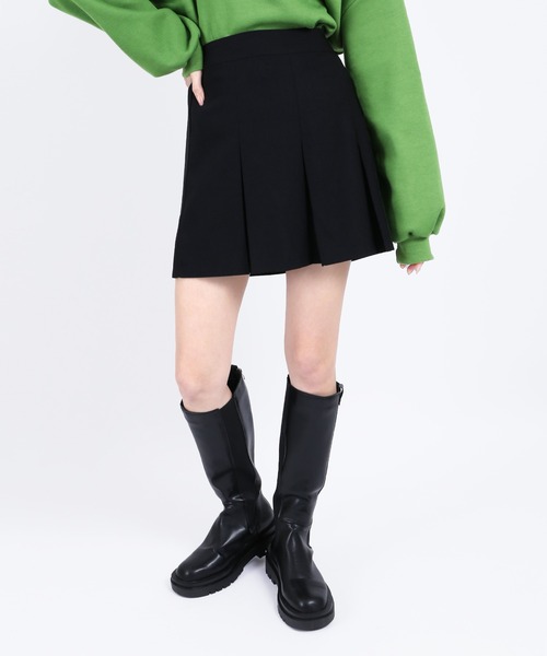 WC（ダブル シー）の「ボックスプリーツスカパン（スカート・レディース・ブラック・FREE）」の3枚目の写真