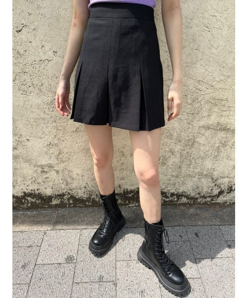 WC（ダブル シー）の「ボックスプリーツスカパン（スカート・レディース・ブラック・FREE）」の9枚目の写真