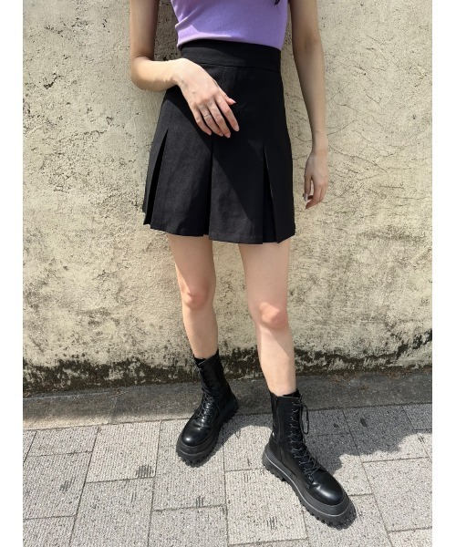 WC（ダブル シー）の「ボックスプリーツスカパン（スカート・レディース・ブラック・FREE）」の11枚目の写真