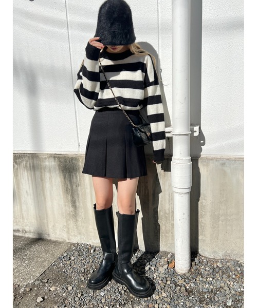 WC（ダブル シー）の「ボックスプリーツスカパン（スカート・レディース・ブラック・FREE）」の22枚目の写真