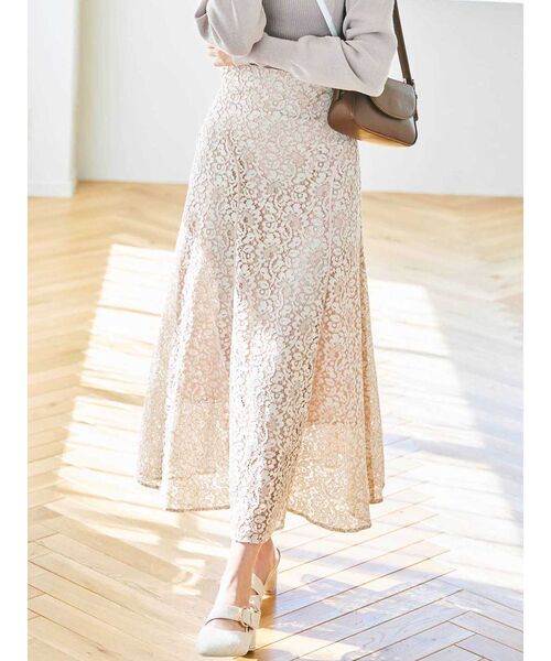 dazzlin(ダズリン)の「パステルレースフレアスカート(スカート・レディース・ブルー/ピンク/イエロー・SMALL/MEDIUM)」の5枚目の写真