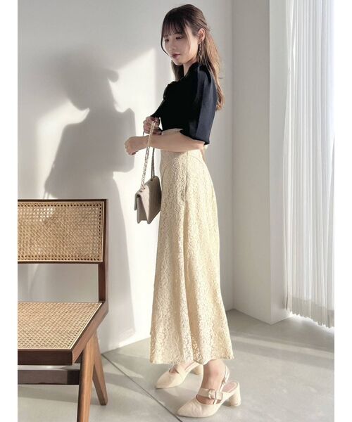 dazzlin(ダズリン)の「パステルレースフレアスカート(スカート・レディース・ブルー/ピンク/イエロー・SMALL/MEDIUM)」の11枚目の写真