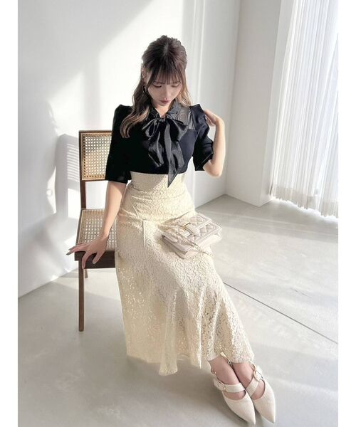 dazzlin(ダズリン)の「パステルレースフレアスカート(スカート・レディース・ブルー/ピンク/イエロー・SMALL/MEDIUM)」の12枚目の写真