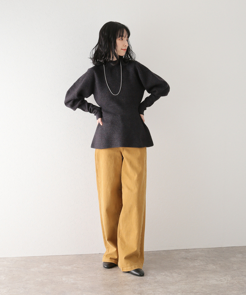 トゥデイフル　パフスリーブペプラムニット TODAYFUL（トゥデイフル）の「【TODAYFUL / トゥデイフル