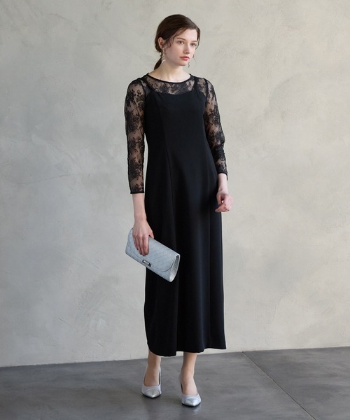 AIMER(エメ)の「花柄レース8分丈ブラウス(シャツ/ブラウス・レディース・ベージュ/ブラウン/ブラック/グレー・MEDIUM/LARGE)」の19枚目の写真