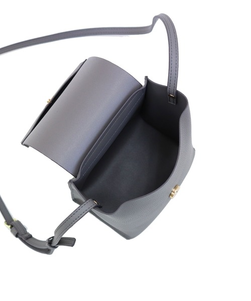 T・S・L（ティーエスエル）の「一枚合皮ミニショルダーバッグ（ショルダーバッグ・レディース・ミント/チャコールグレー/レモンイエロー/アイボリー・FREE）」の13枚目の写真