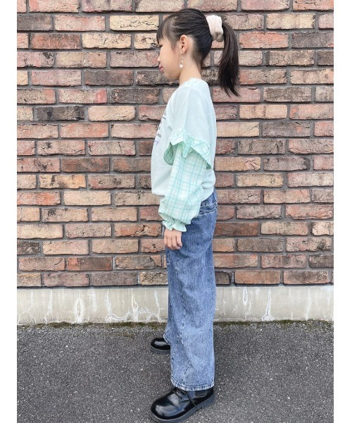 セール】【VIVIAN BLUE】袖切り替えスウェット（スウェット）｜VIVIAN