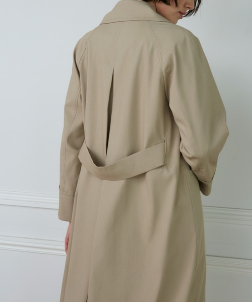 INED 新品 テントトレンチコート ベージュ STORY掲載 INED（イネド）の「テントトレンチコート「STORY3月号掲載」（トレンチ