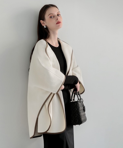 Leja（レジャ）の「【LEJA】ドレスに合うアウター 3WAYレザー