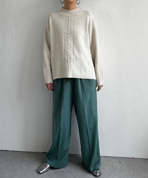 ベロアコールウエストシャーリングパンツ