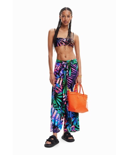 【セール】トロピカル スリットパンツ（水着）｜Desigual（デシグアル） pattayablatt.com