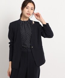 Dessin（デッサン）の「◆【セレモニー/入卒】ノーカラー ジャケット（ノーカラージャケット）」