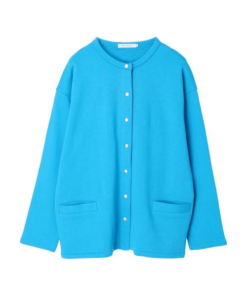 AMERICAN HOLIC(アメリカンホリック)の「ドットボタン裏毛カーディガン(カーディガン/ボレロ・レディース・グリーン/ブルー/アイボリー/ブラック/オレンジ・L/M)」の14枚目の写真